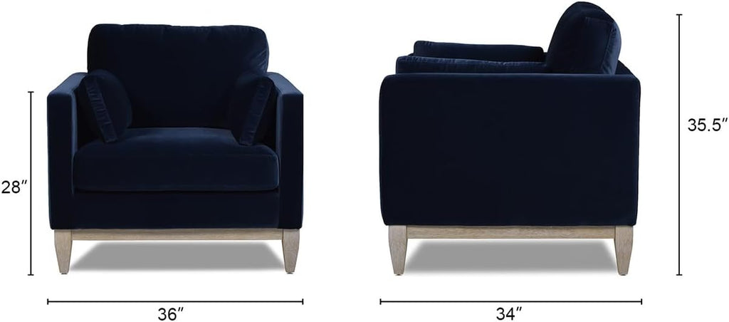 Jennifer Taylor Home Knox Modern Upholstered Comfortable Living Room Chair