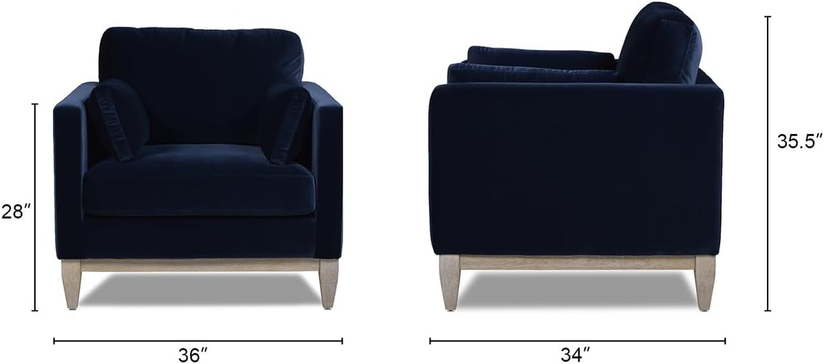 Jennifer Taylor Home Knox Modern Upholstered Comfortable Living Room Chair