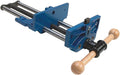Rockler 9 Inch Quick Release Workbench Vise - Heavy Duty Bench Vise for Woodworking - Cast Iron Table with 13 Inch Jaw Opening, Woodworking Bench Clamp with Adjustable Dog for Panels.