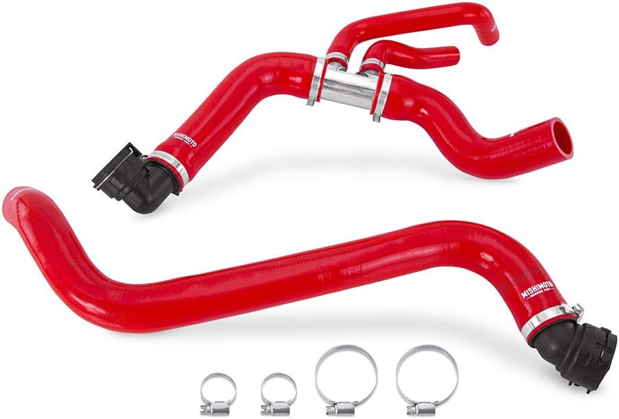 Mishimoto MMHOSE-F50-15RD Silicone Radiator Hose Kit, Compatible With 2015-2017 Ford F-150 5.0L V8, Red