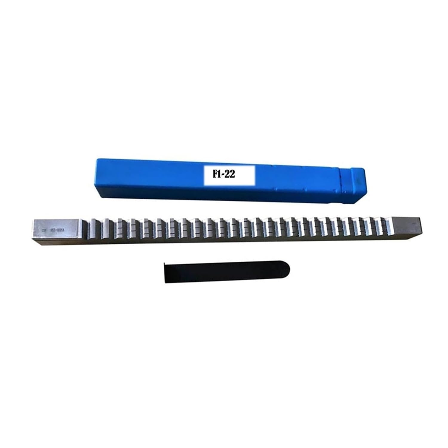 HSS F Push-Type Keyway Broach with Shims American Push Knife Metric Sized CNC Keyway Cutting Tools Heat Resistance(F1-22)