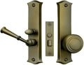 Deltana Sdl688u5 Classic Storm Door Latch Mortise Lock, Antique Brass
