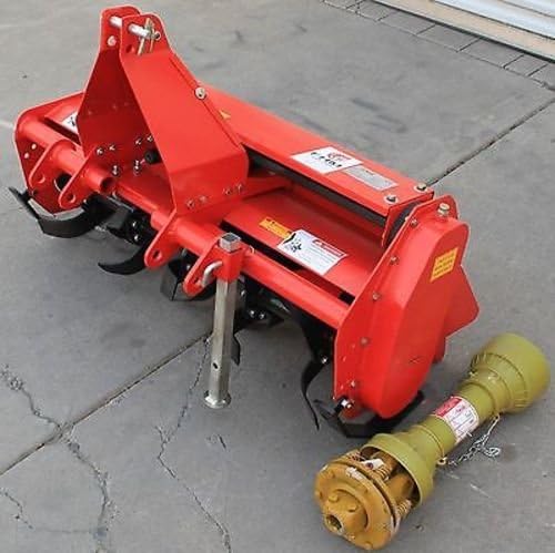 Farmer Helper 48' Tiller Cat.I 3pt 20+hp (FH-TL125)~Adjustable SideShift & SlipClutchDriveline Requires a Tractor. Not a standalone Unit.