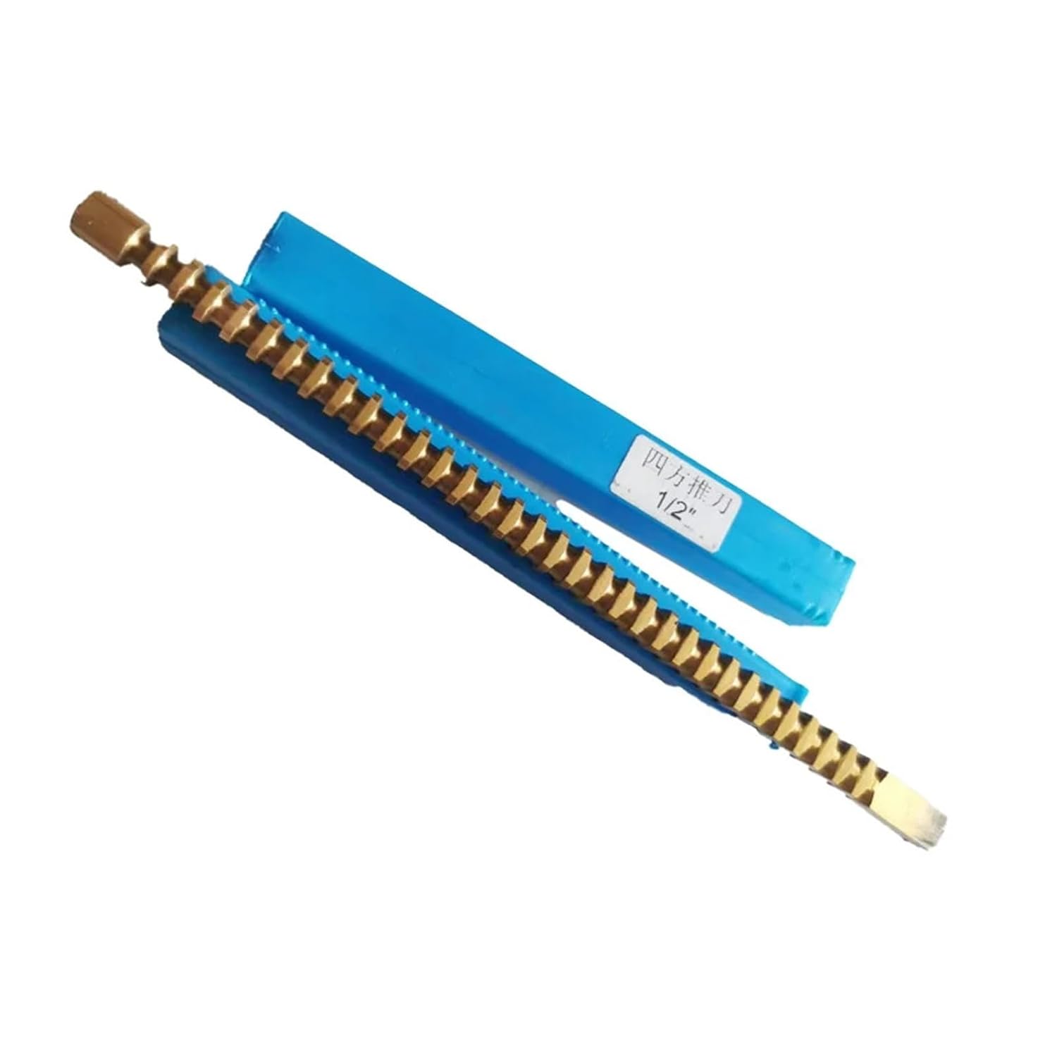 1/2' Push-Type Keyway Broach Square Broach Coating Inch Size High Speed Steel Cutting Tool Heat Resistance