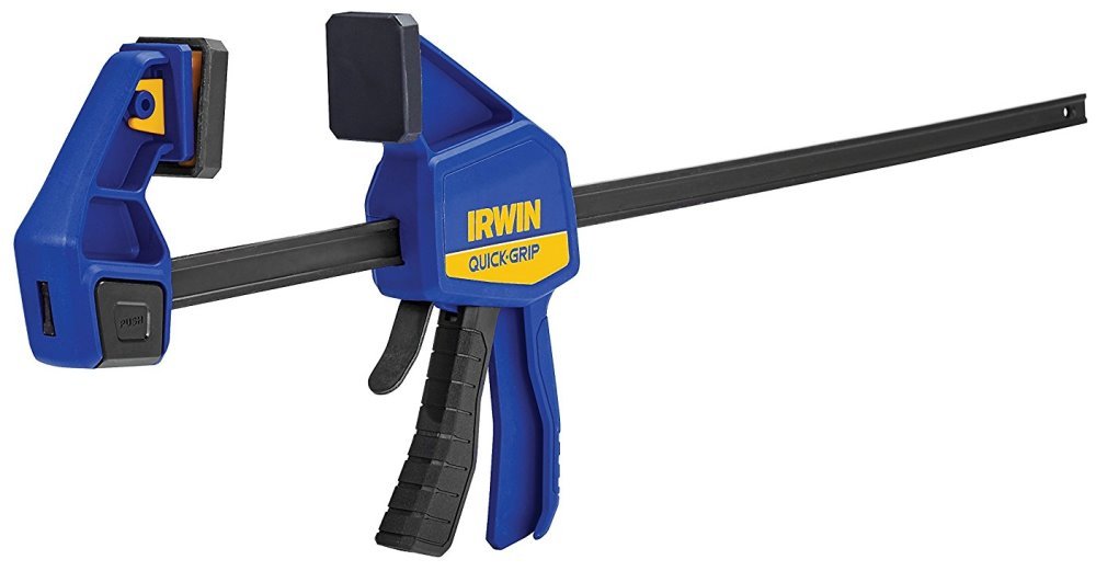 5 Pack Irwin 1964720 24' Quick-Grip Medium-Duty One-Handed Bar Clamp