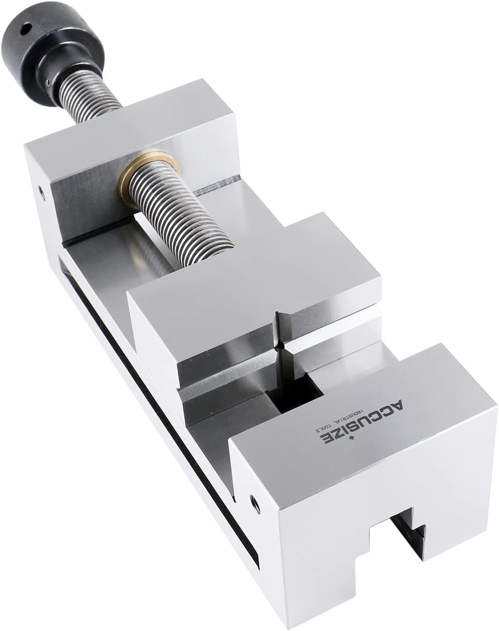 Accusize Industrial Tools 4'' Precision Toolmakers Vise Hardened and Ground 0.0002'', 0235-0312 | Accuracy 0.0002', V-Groove Jaw, Hardened and Ground, HRC58-62