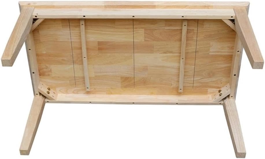 International Concepts Whitewood Tall Shaker Unfinished Coffee Table