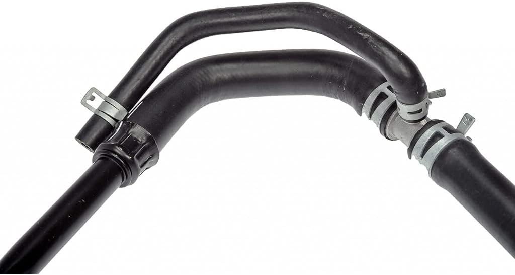 KarParts360 For Ford Ranger 2001 2002 2003 Heater Hose | Steel; Rubber | Black/Coated | Hose End 1 | Branched Coolant Hose | With Clamps | 3 Pieces Branch | Replacement For 3L5Z8C633-BA