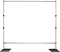Pipe and Drape Backdrop Portable Photobooth Wedding Party Convention Tradeshow Kit Framework ONLY (ADJ Step & Repeat)