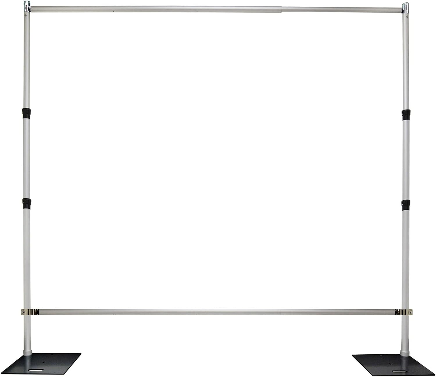 Pipe and Drape Backdrop Portable Photobooth Wedding Party Convention Tradeshow Kit Framework ONLY (ADJ Step & Repeat)
