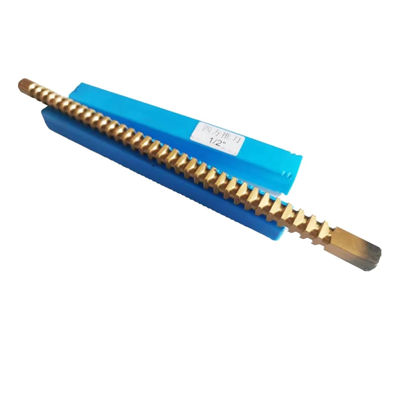 1/2' Push-Type Keyway Broach Square Broach Coating Inch Size High Speed Steel Cutting Tool Heat Resistance
