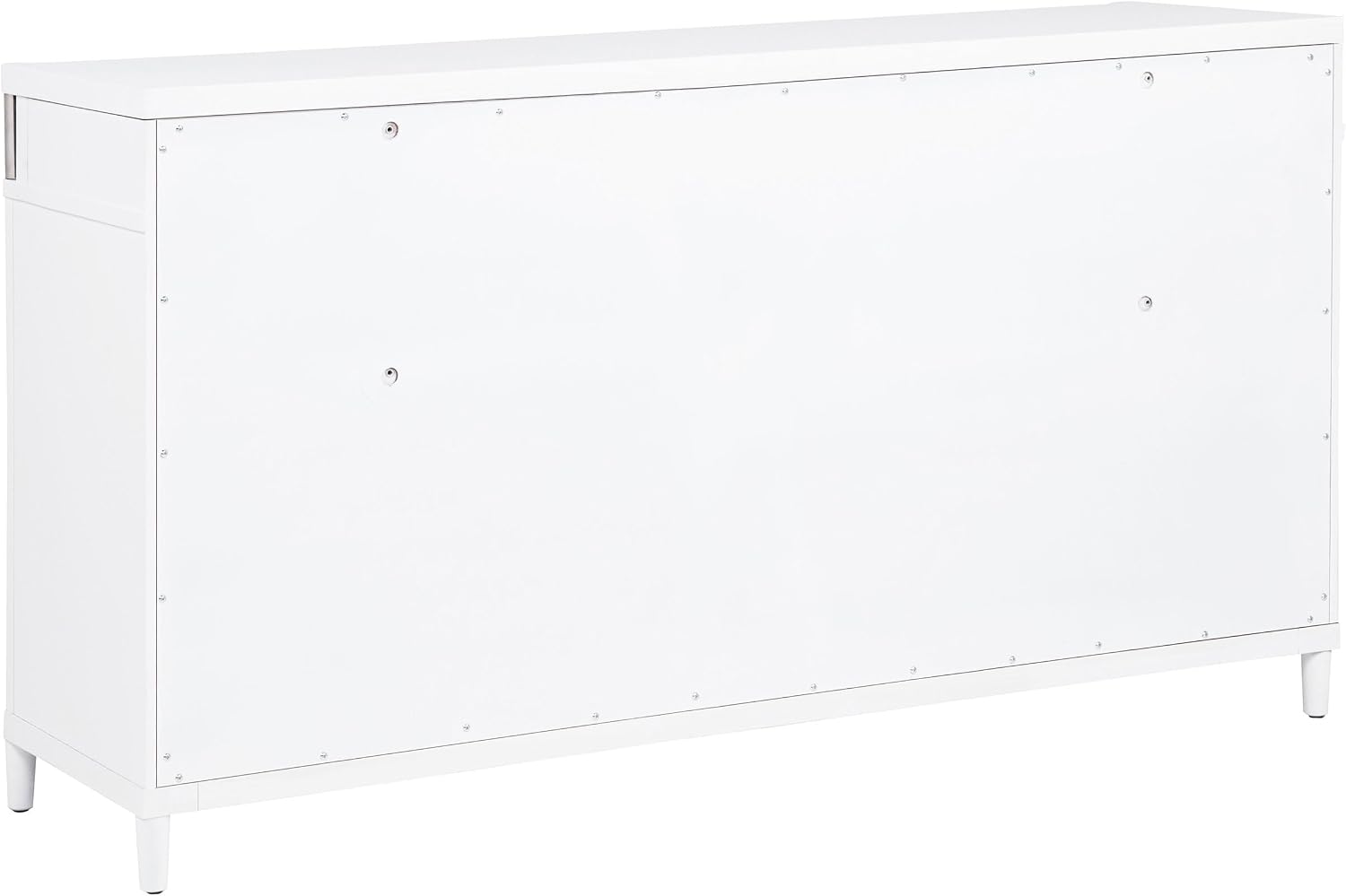Coaster Home Furnishings - Gracemont - Wood - 8-Drawer Dresser with Felt-Lined Drawers, Brushed Nickel Pulls and Contemporary Style - Bedroom - White - 225073