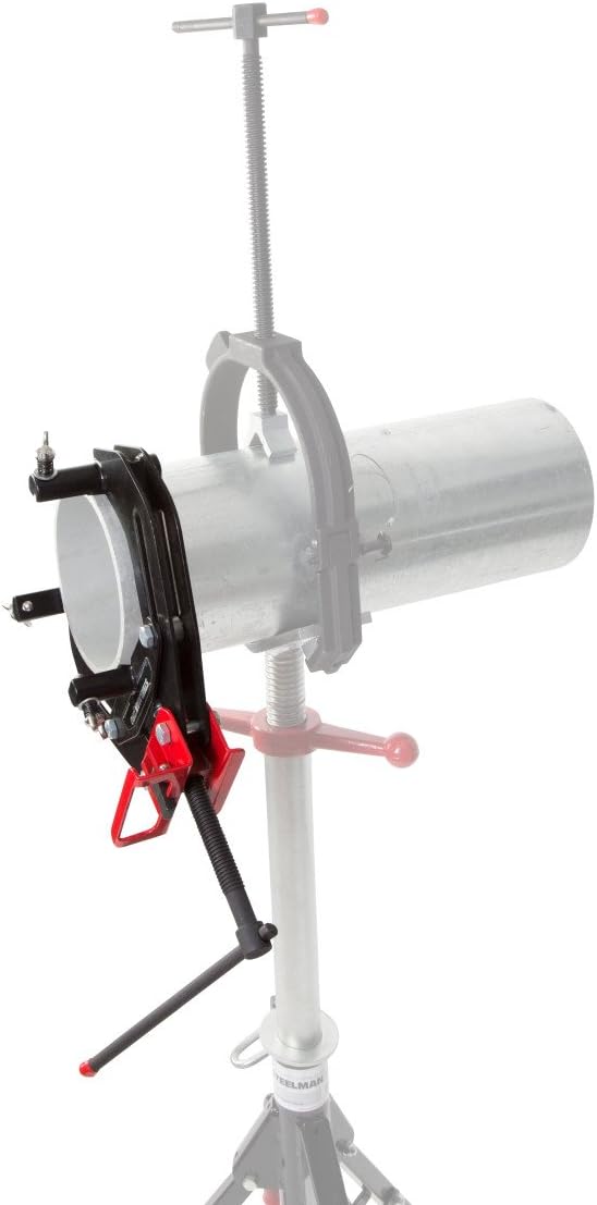 Steelman 6-inch Ultra Clamp Pipe Clamp for Welding, 2 to 6-inch Pipes, Quick-Release Button, T-Handle Rapid Adjustment, Pipe Alignment Tool