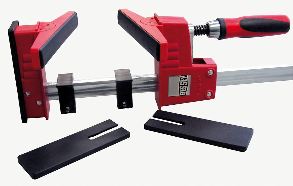 BESSEY KREK2440 K Body REVO Clamp Kit, 2 x 24 In., 2 x 50 In. and Pivot jaw add-on accessory, PK2 (1700 lbs Nominal Clamping Force)