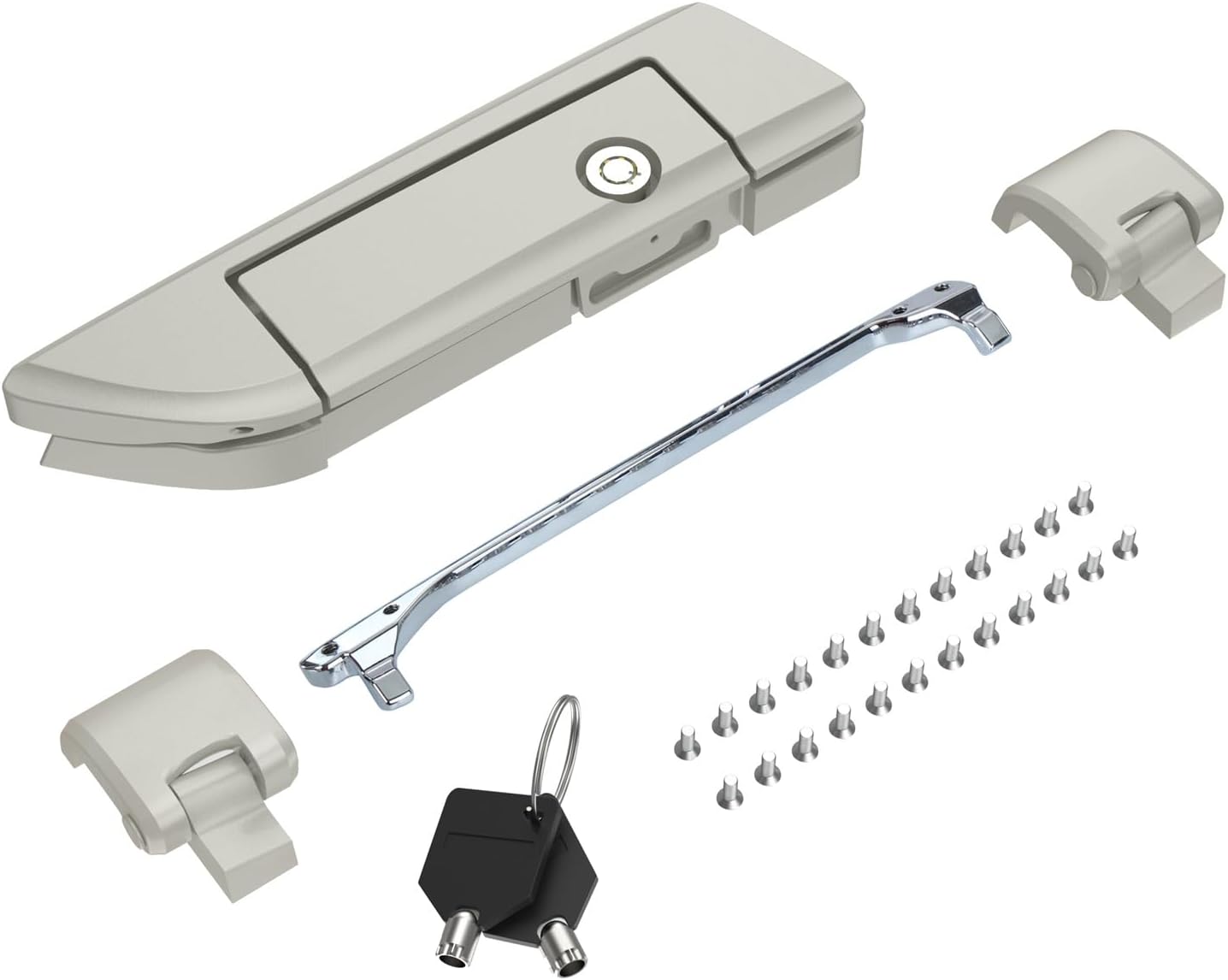 Tour Pack Latches for Harley,Tour Pack Trunk Lid Latch with Keys Fit for Harley Touring/Road King/Road Glide/Street Glide/Electra Glide/Ultra-Classic 2014+ SAND DUNE