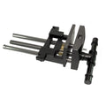 Yost Vises 7WW-DI 7' Heavy-Duty Ductile Iron Woodworker's Vise, Black