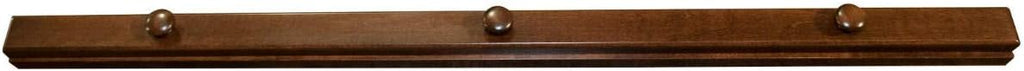 RRD Quilt Hanger for Wall for Display (84') Amish Made Wooden Quilt Rack Wall Mount - Rustic Tapestry Quilt Wall Hangers (Maple Wood, Coffee Stain, 84' Long)