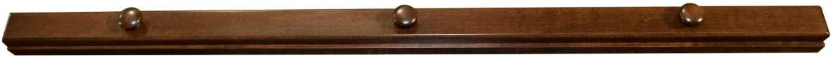 RRD Quilt Hanger for Wall for Display (84') Amish Made Wooden Quilt Rack Wall Mount - Rustic Tapestry Quilt Wall Hangers (Maple Wood, Coffee Stain, 84' Long)