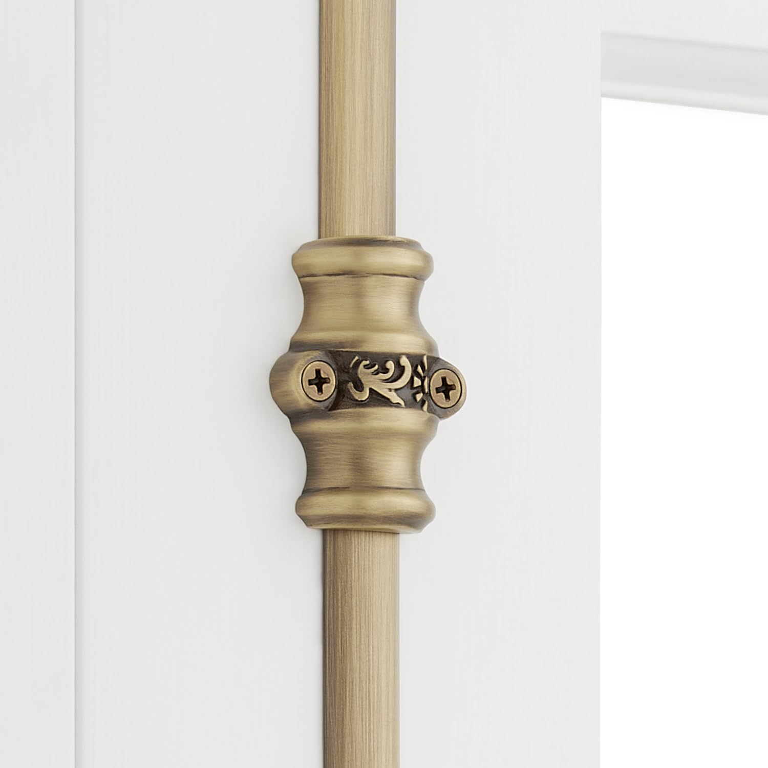 Signature Hardware 955211-1.75 Helmina 72 Inch Tall Window Cremone Security Bolt - Antique Brass
