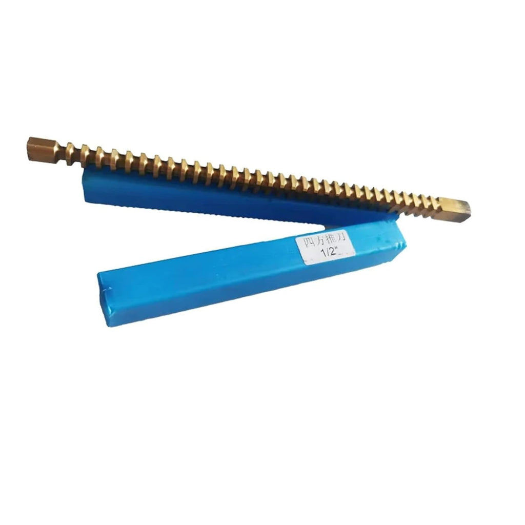 1/2' Push-Type Keyway Broach Square Broach Coating Inch Size High Speed Steel Cutting Tool Heat Resistance