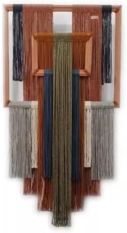 LXHELIVERY Wall Hanging Cotton Rope Wall Tapestry, Hand-Woven Style Cotton Rope Tapestries for Living Room Bedroom Dorm Background, Ideal Gift,