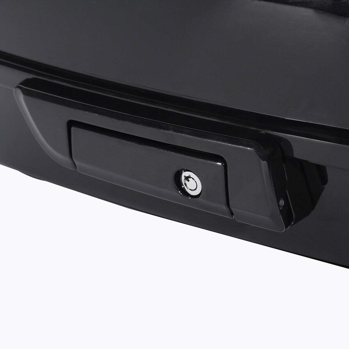 TCMT Chopped Black Lacthes Wrap Around Trunk Backrest Luggage Rack Fit For Harley 2014-2025 Touring CVO Road King Road Glide Street Glide Electra Glide Pack