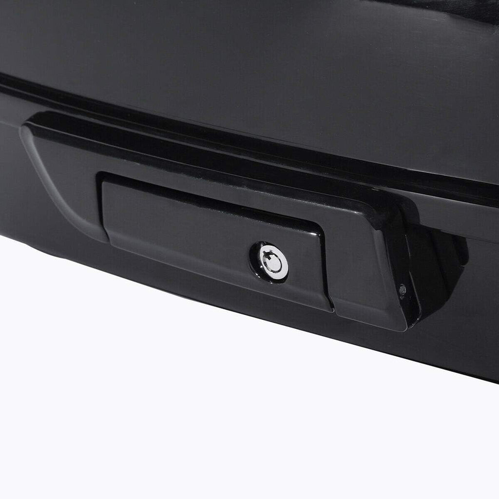 TCMT Chopped Black Latches Trunk Backrest Luggage Rack Mounting Rack Fit For Harley 2014-2025 Touring CVO Road King Road Glide Street Glide Electra Glide Pack