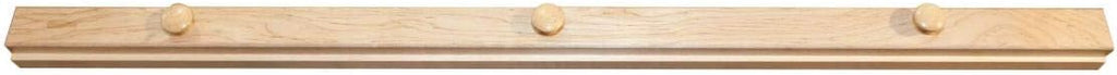 RRD Quilt Hanger for Wall for Display (96') Amish Made Wooden Quilt Rack Wall Mount - Rustic Tapestry Quilt Wall Hangers (Maple Wood, Natural Stain, 96' Long)