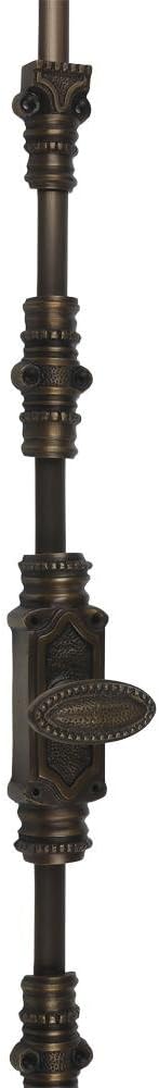 A29 Hardware 9 Feet Cremone Bolt for French Doors and Cabinets, Door Lock, Antique Brass Finish - Cremone Bolt Door Hardware, Vintage and Stylish Home Decor, Solid Brass Beaded Style