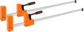 JORGENSEN 48-inch Bar Clamps, 90°Cabinet Master Parallel Jaw Bar Clamp Set, 2-pack