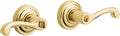 Baldwin 5245.003.Lent Classic Lever Keyed Entry Set, Lifetime Polished Brass