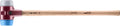Halder Simplex Sledgehammer 80mm – Dual Faces, TPE-Soft & TPE-Mid Inserts, Cast Iron Housing with Protection Sleeve, Hickory Handle, Stone, Masonry & Assembly – 3013.081
