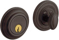 Baldwin Estate 8231.112 Low Profile Traditional Single Cylinder Deadbolt in Venetian Bronze