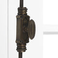 A29 Hardware 9 Feet Cremone Bolt for French Doors and Cabinets, Door Lock, Antique Brass Finish - Cremone Bolt Door Hardware, Vintage and Stylish Home Decor, Solid Brass Beaded Style