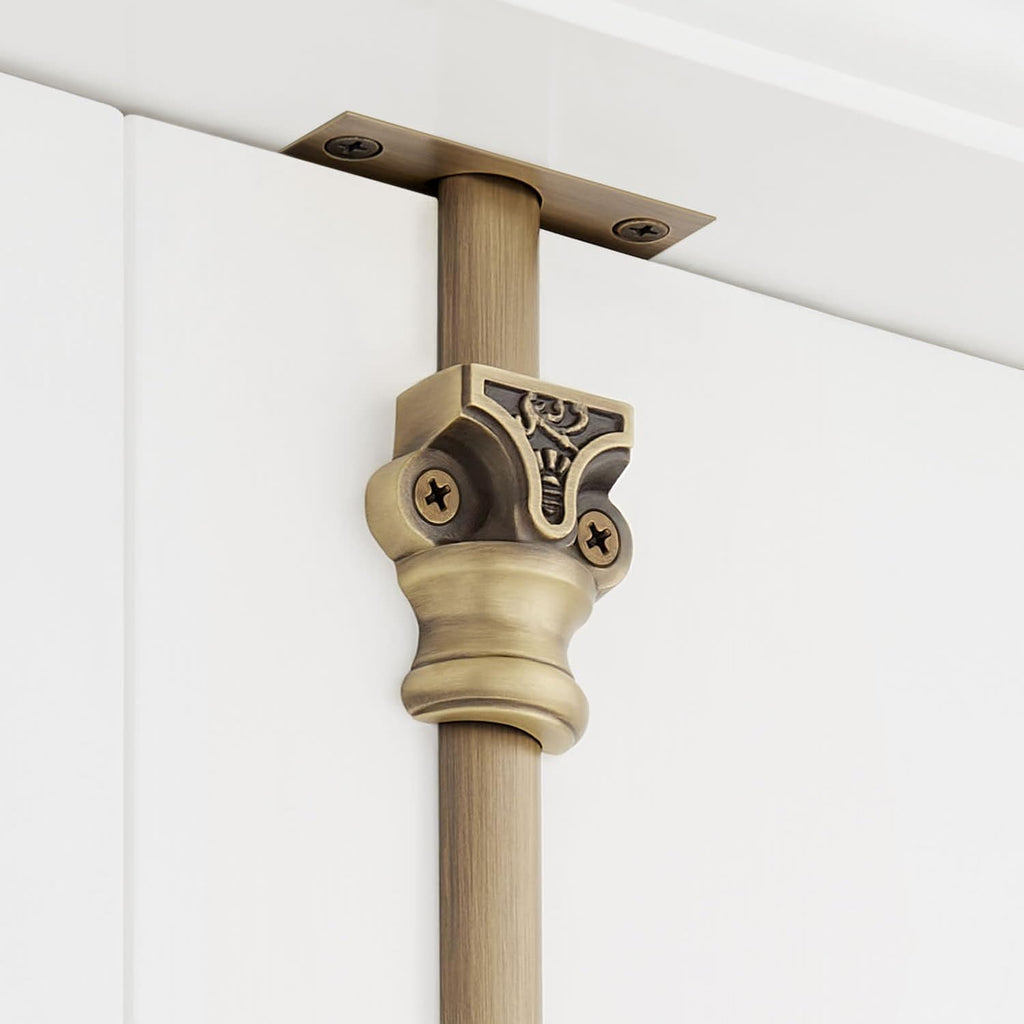 Signature Hardware 955211-1.75 Helmina 72 Inch Tall Window Cremone Security Bolt - Polished Brass