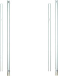 Pipe and Drape Backdrop Photobooth Wedding Party Convention Tradeshow Kit Framework ONLY (8' Fixed Uprights)