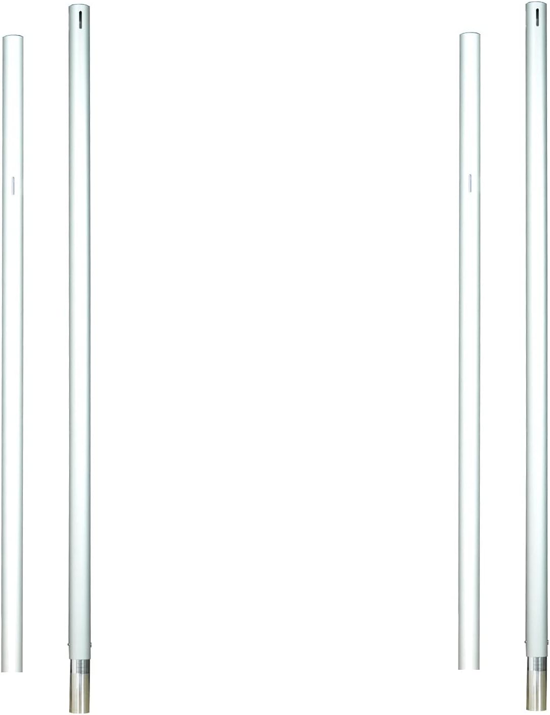 Pipe and Drape Backdrop Photobooth Wedding Party Convention Tradeshow Kit Framework ONLY (8' Fixed Uprights)