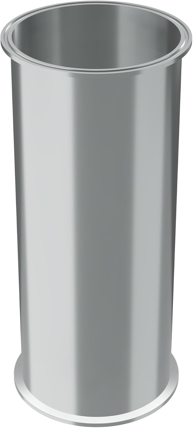 HFS(R) 12' Sanitary Tri Clamp Spool 24' Length w/ (2) Handles Stainless Steel 304 Round Tubing