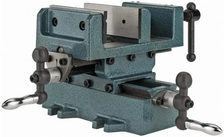 Wilton Cross-Slide Drill Press Vise, 4' Jaw Width & Max Opening, 1-3/8' Jaw Depth (Model CS4)