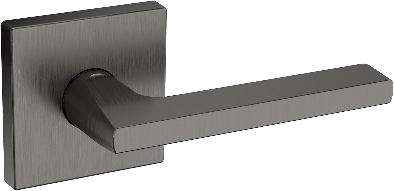 Baldwin 5162.Pass 5162 Passage Door Lever Set with R017 Rose from The Estate Collection - Lifetime Graphite Nickel