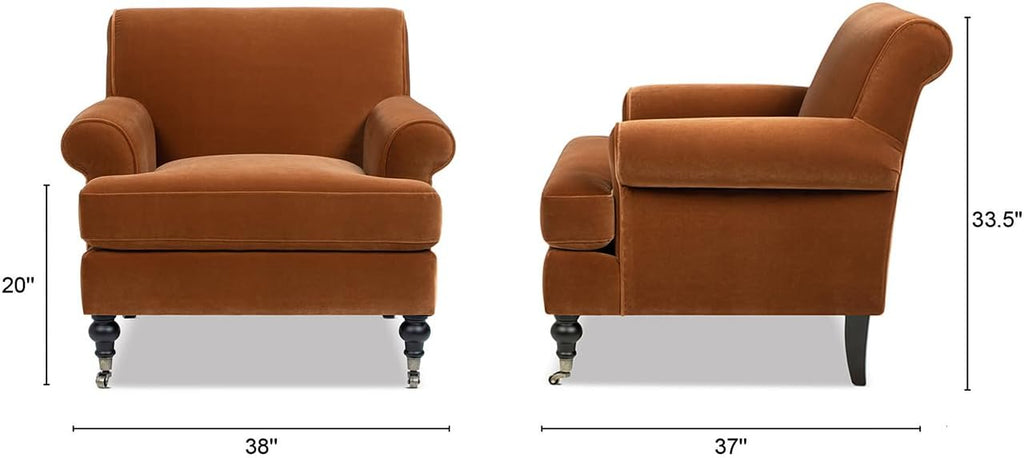 Jennifer Taylor Home Alana Lawson Large Comfortable Living Room Accent Chair