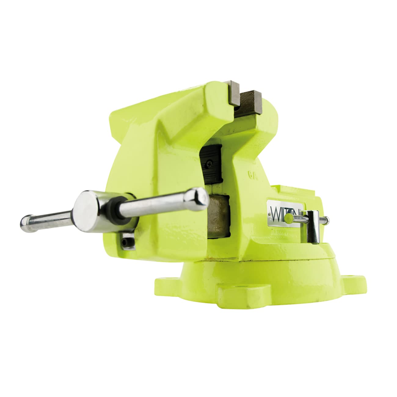Wilton High-Vis Safety Bench Vise, 6' Jaw Width, 5-3/4' Jaw Opening, 4-1/8' Throat (Model 1560)