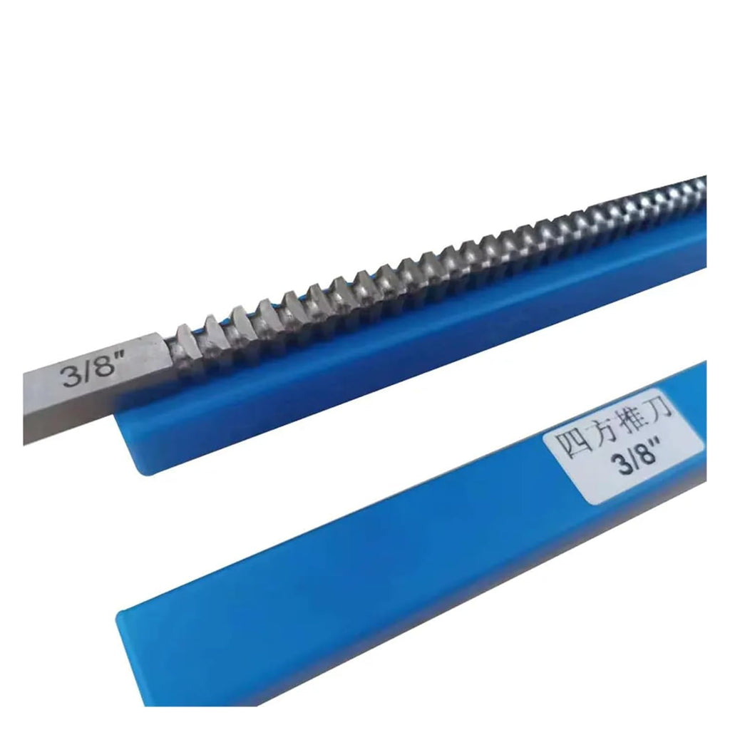 Push-Type Keyway Broach 3/8' Square Broach Inch Size High Speed Steel CNC Cutting Tool Heat Resistance