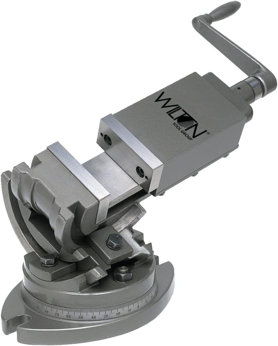 Wilton 3-Axis Precision Tilting Vise, 4' Jaw Width, 4' Opening, 1-1/2' Jaw Depth (Model TLT/SP-100)