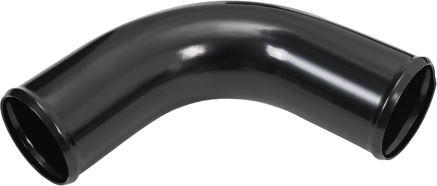 KUAFU 12 PCS 3' Universal Aluminium Turbo Intercooler Piping & Silicone Coupler & Clamp Kit Electrophoresis Black & Silvery