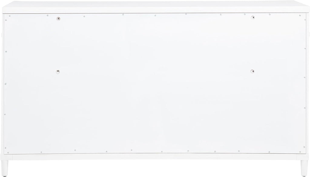 Coaster Home Furnishings - Gracemont - Wood - 8-Drawer Dresser with Felt-Lined Drawers, Brushed Nickel Pulls and Contemporary Style - Bedroom - White - 225073
