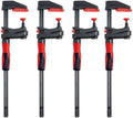 Bessey 12 in. X 2-3/8 in. D Gear Clamp 450 lb 6 pc