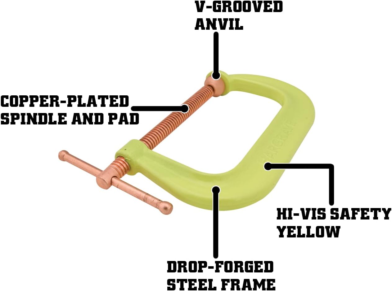 Wilton Spark-Duty 400CS Hi-Vis C-Clamp Kit (11114)