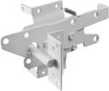 Jake Sales - Stainless Steel Extended Gate Latch White (for Vinyl, Wood, PVC etc Fencing) Fence Gate Latch w/Mount Hardware - CASE Qty 12