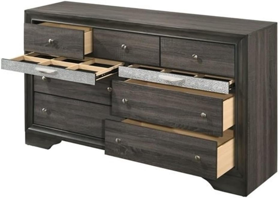 Acme Naima Wood Dresser in Gray